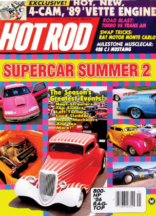 HOT ROD 1988 NOV - BLOOMINGTON, LT5, COBRA JETS, T/A